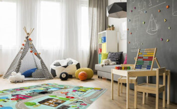 Świat zabawy na dziecięcym dywanie