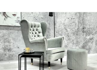 Fotele uszaki z podnóżkiem – połączenie stylu i komfortu fotele uszaki z podnóżkiem